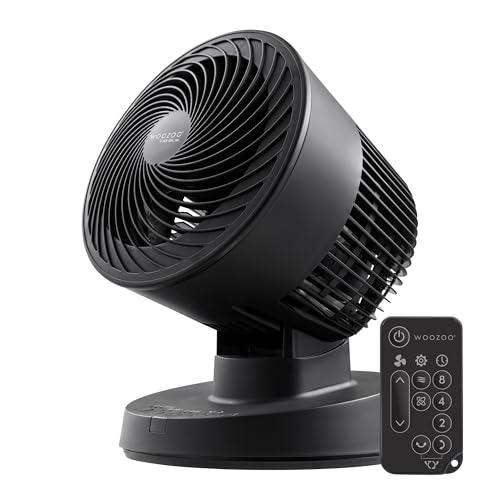 IRIS USA WOOZOO Air Circulator Fan with Remote, Oscillating,...