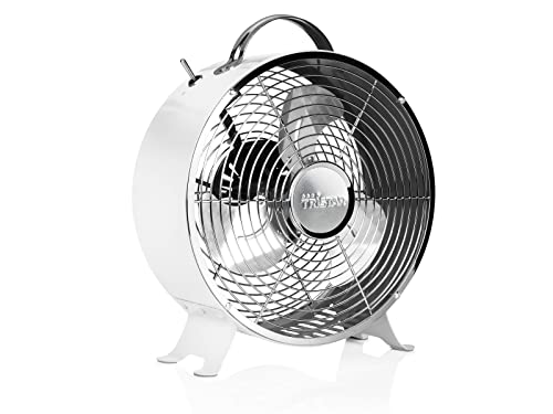 Tristar Retrò VE-5967 Ventilatore Da Tavolo, 20 W, 49.5 Decibel, Metallo, 2 Velocità, Bianco - 2