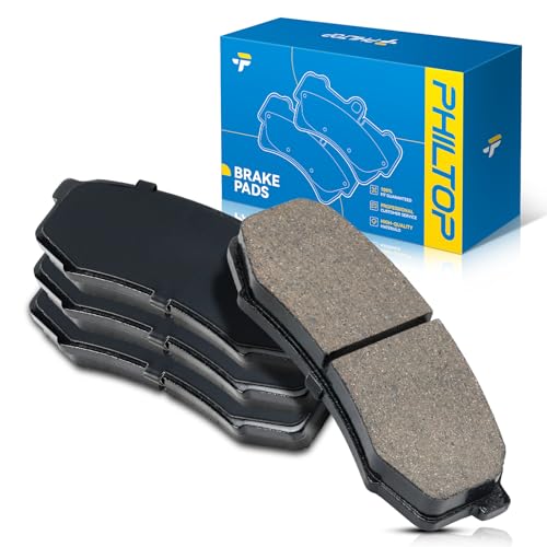 PHILTOP Ceramic Rear Brake Pads For Toyota La-nd Cr-uiser 1993-1997, 4 Pcs replace # D606