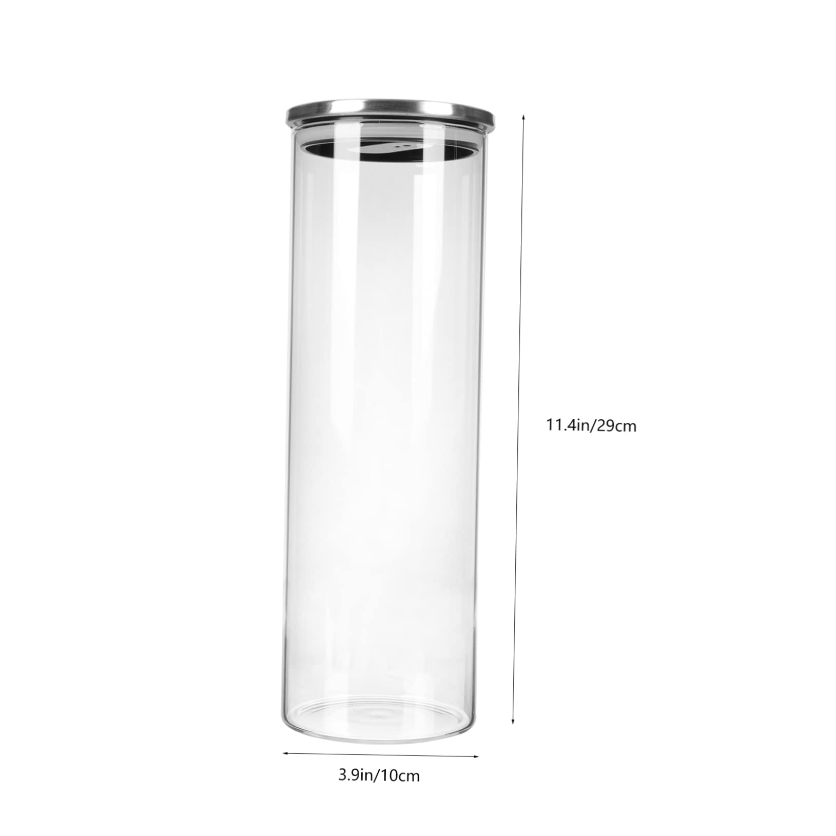Hemobllo Barattolo Sigillante in Vetro Da Cucina 1700ml Coperchio Sigillato, Contenitore Per Alimenti, Conservazione Ermetica Per Snack e Biscotti