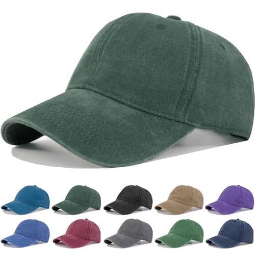 Image of Oversized XL XXL Vintage Washed Baseball Dad Hat Men Women Extra Large Big Head Ball Cap