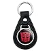 Transformers Autobot Symbol Black Leather Keychain