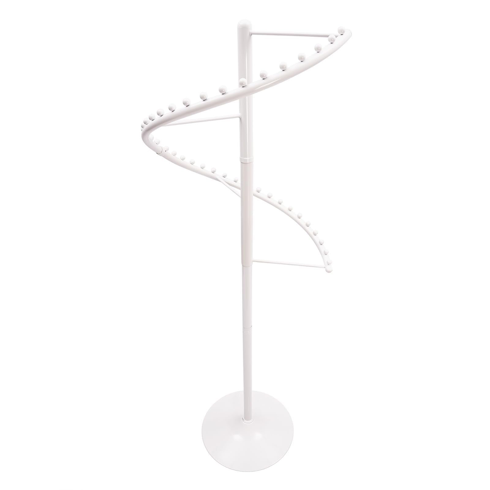FGXHHS Spiral Rotating Clothing Rack with 360° Spherical Hooks, Freestanding Space-Saving Hanger for Laundry Rooms, Boutiques, and Bedrooms