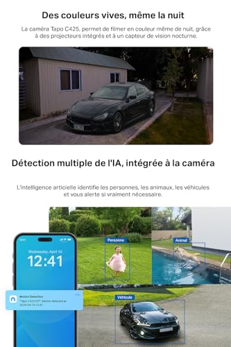 TP Link TAPO C425 KIT SOLAR - vue 7