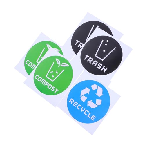 Opiniones y reviews de Basura y reciclaje los más solicitados. 47 GARIOUANS 6 piezas Pegatinas Adhesivas Reciclaje Colores para Clasificación Basura Etiquetas Contenedores con Diseño Duradero y Limpieza para Compostaje y Residuos Orgánicos...