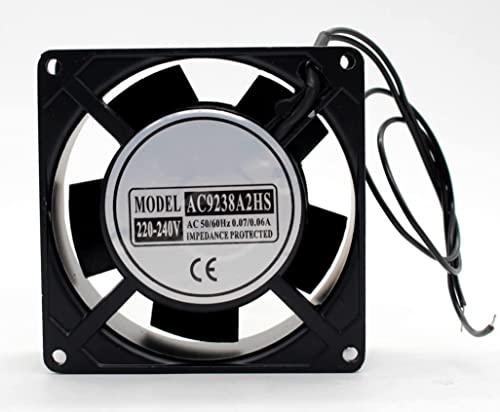 Ventilador 220V 9038 de 90x38 mm con rodamiento para refrigeración de cuadros eléctricos