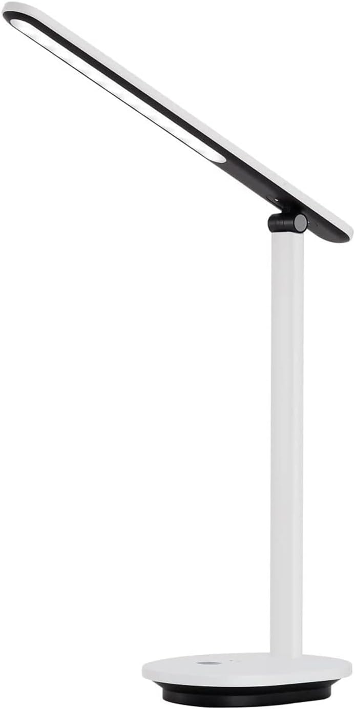 Philips - Lámpara LED de mesa tipo Flexo Philips Ivory Luz Blanca con 3 escenas de luz (2700 - 3600 - 5000K) - Carga USB