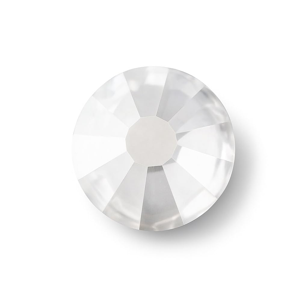 Factory Pack of 1440 x EIMASS® 7787 Range Non Hot Fix Glass Gems, Flat Back Glass Crystals, Flat Back Rhinestones (Clear Crystal ss16 (4mm))