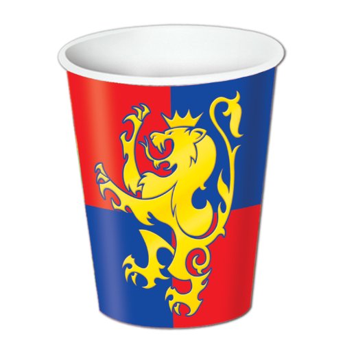 Beistle Medieval Cups, 9 oz, Pack of 8