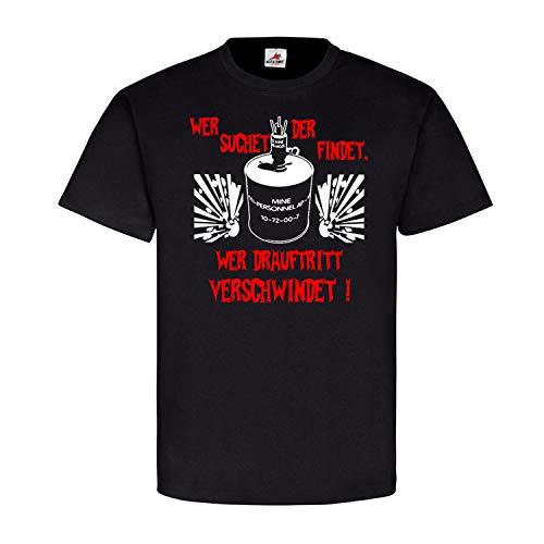 T-shirt humour BW Fun noir XX-Large avec message allemand
