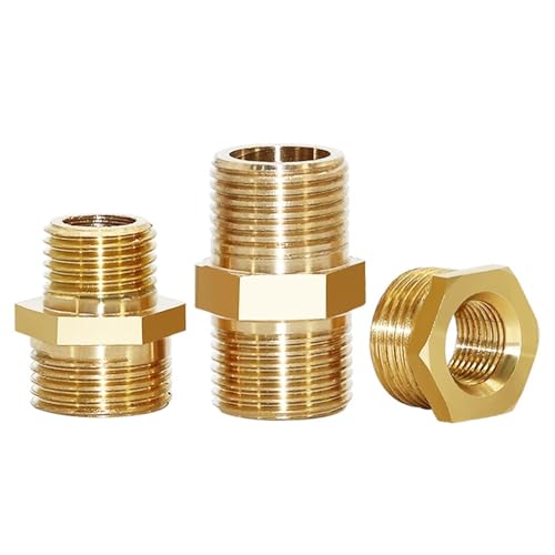 Mamelon hexagonal laiton mâle-mâle pour liaison étanche eau gaz - 5