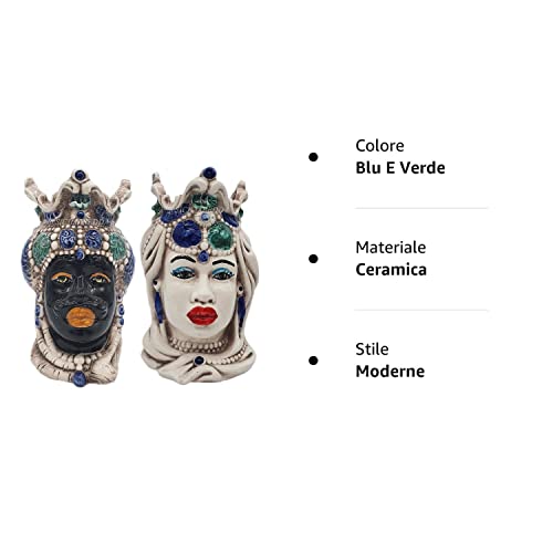 Sicilia bedda - Coppia Teste di Moro Siciliane in