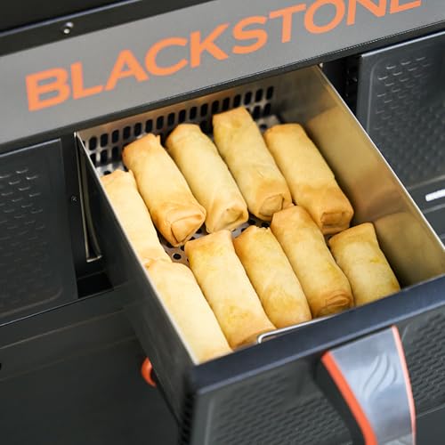 Image of Blackstone 2439 Original 36 inch Omnivore Griddle with Airfryer Combo | BAR System, Integrated Hood, 4 Quart Airfryer