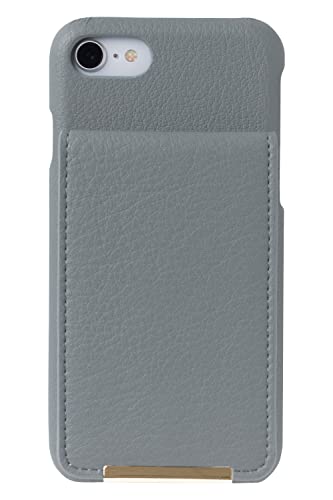 salisty iPhone SE(第3世代/第2世代)/8/7 ケース キャッシュレスケース slim (スモーキーブルー)【サリスティ スマホケース ポケット付き iphone SE3 SE2 iphone8 アイフォン カバー おしゃれ】
