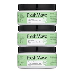 Fresh Wave Odor Removing Gel 7 oz Pack of 3 Odor Absorbers for Home Safer Odor Relief Natural Plant Based Odor Eliminator Every 7 oz lasts 15 30 Days For Cooking Trash Pets