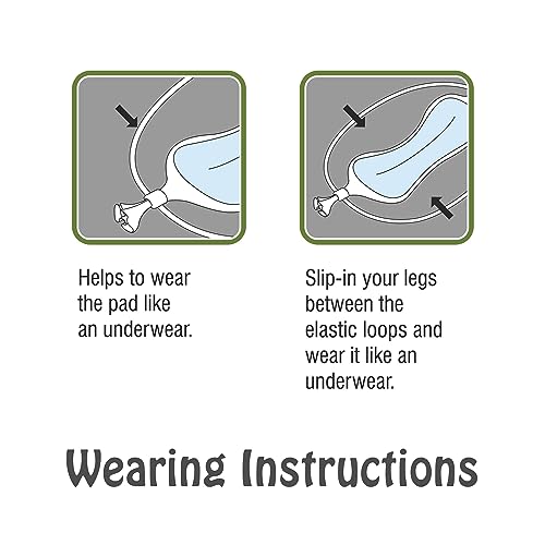 Friends Disposable Maternity Pads with Elastic Loop for Post Pregnancy Bleeding - 30 Pcs