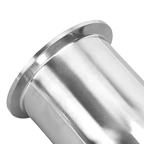 Image of DERNORD Tri Clamp Wye Clamp End True Y Type Cross Tee Tube Stainless Steel 304 Three Way Elbow 2.5 Inch Pipe OD
