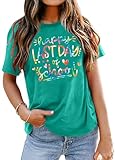 ALLTB Last Day of School Shirt for Teachers Women Teacher Life T-Shirt School Graduation Tee Appreciation Gift Shirt Top