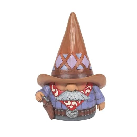Enesco Jim Shore Heartwood Creek Cowboy Gnome Figurine, 6.75 Inch, Multicolor