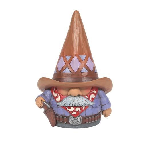Heartwood Creek By Jim Shore Cowboy Gnome Figurine, Red, 6 In H X 4.5 In W X 4.25 In D
