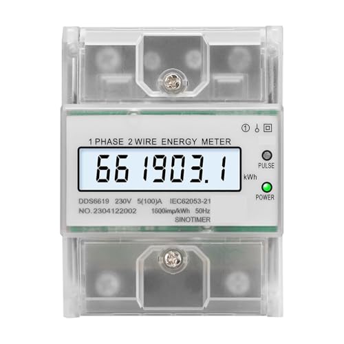 Compteur d'énergie électronique monophasé 100A pour stopper le gaspillage électrique - 2