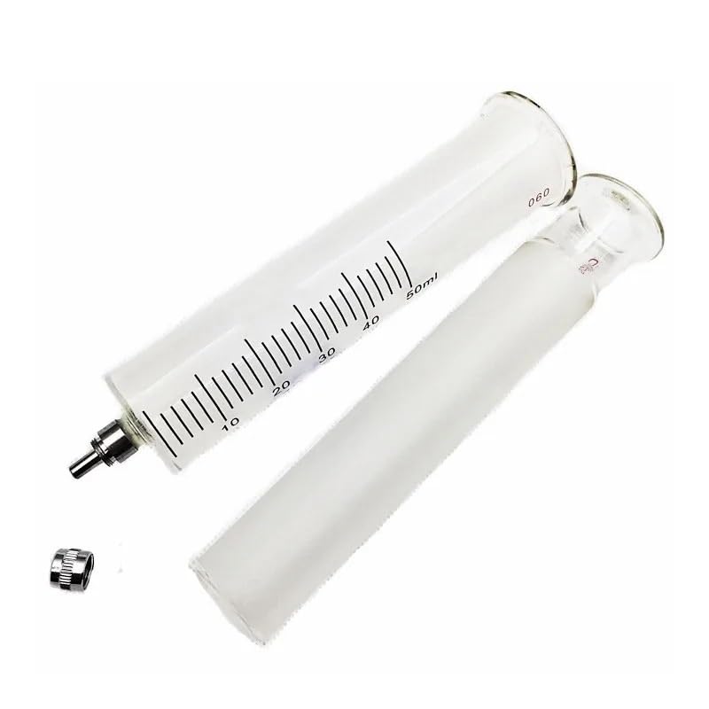 Labor Ruhr - Siringa in vetro con testa di rame, 50 ml/60 ml (50 ml)