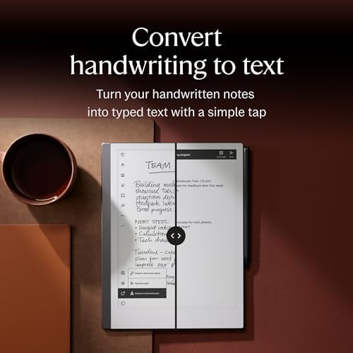 reMarkable Starter Bundle – reMarkable 2 is The Original Paper Tablet | Includes Black and White 10.3” Writing Tablet, Marker Plus Pen with Built-in Eraser - 4
