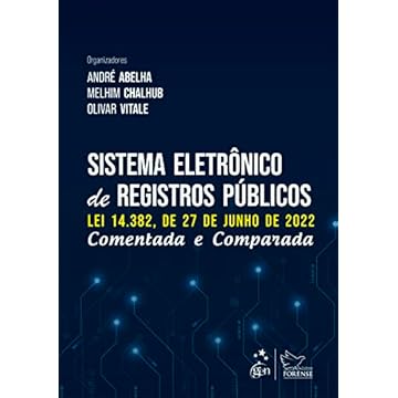 Capa do livro Sistema Eletrônico de Registros Públicos Comentada e Comparada