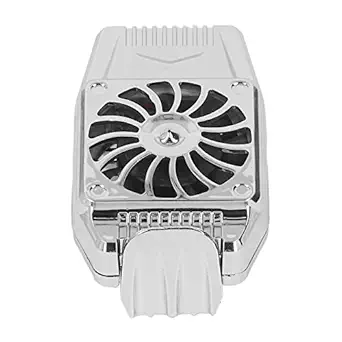 Phone Clip Cooler, Fast Cooling Compact Size, Easy to Carry, Home ABS Phone Radiator (Silver)