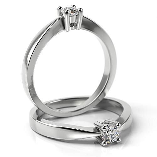 Preisvergleich Produktbild Verlobungsring Gold mit Diamant PZ-31-585W