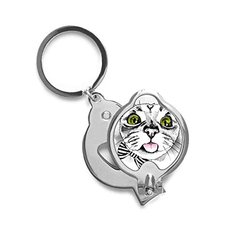 Coupe-ongles chat blanc pour couper sans stress ni douleur