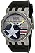 Men's  DNA Bomber Silver Dial Black Silicone Watch - Invicta 11647
