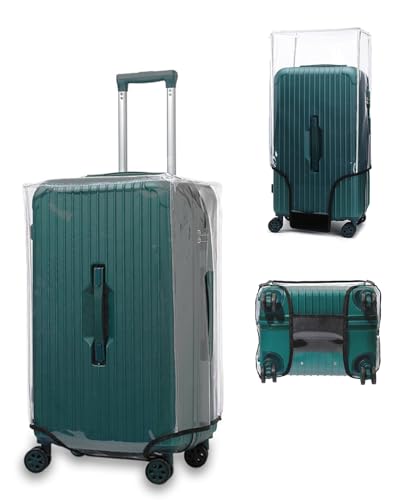 Housse valise PVC transparent voyage étanche pour éviter rayures et saletés
