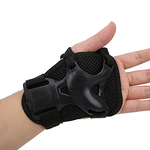Conjunto de equipamentos de proteção para patins com rodas, joelheiras confortáveis ​​kit de proteçã