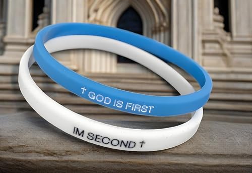 GOD IS FIRST BRACELET,GOD IS FIRST IM SECOND Bracelets, Inspirational Bible Verses Bracelet, Religious Motivational Wristbands Bracelets Gifts for Men Women Teens3