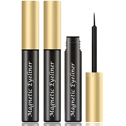 FFSTA Magnetic Eyeliner for Magnetic Eyelashes Magnetic Lash Glue Upgraded Strongest Hold Most Natural Look Waterproof Smudge Proof Liquid Liner Works Perfectly with all Magnetic Eye Lashes( Pack of 3) FFSTA Magnetic Eyeliner for Magnetic Eyelashes Magnetic Lash Glue Upgraded Strongest Hold Most Natural Look Waterproof Smudge Proof Liquid Liner Works Perfectly with all Magnetic Eye Lashes( Pack of 3)