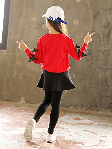 Image of Urtrend Little Girls' Kids 2 Pieces Long Sleeve Top Pants Leggings Clothes Set Outfits
