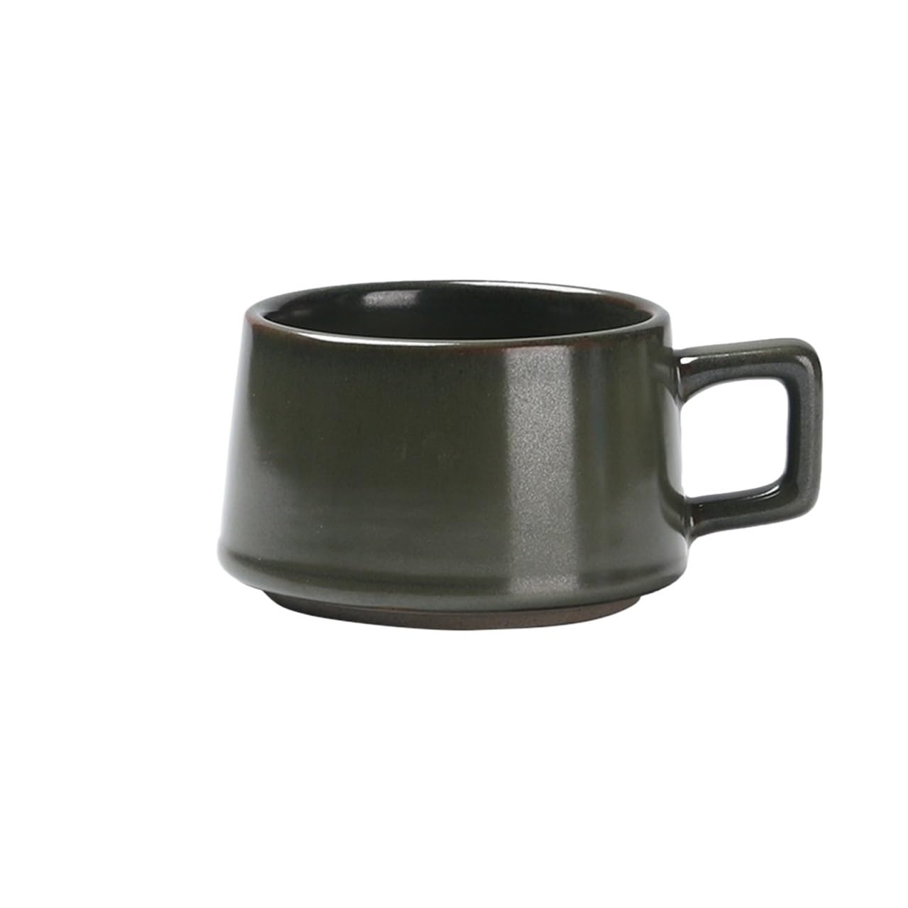 LIBANGRONG-888 Mugs Home Black Coffee Cup Milk Breakfast Restaurant Ceramic Commercial Mug Milk Tea Cup