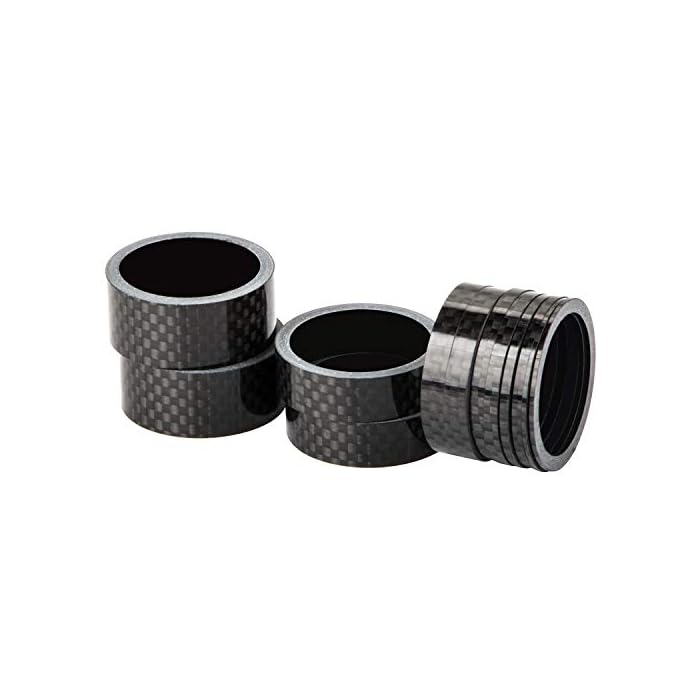 RouLiPouLi 12 Pieces Bike Headset Spacer Carbon Fiber - Image 6