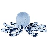 Nattou Peluche de Pulpo, Para recién nacidos y prematuros, 23 cm, Azul