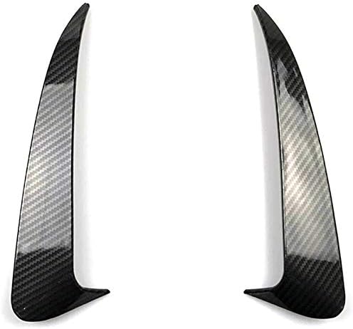 TOOGOO For C Class W205 C43 C63 Amg Carbon Fiber Look Rear Bumper Air Vent Cover 2014-2019 2Pcs