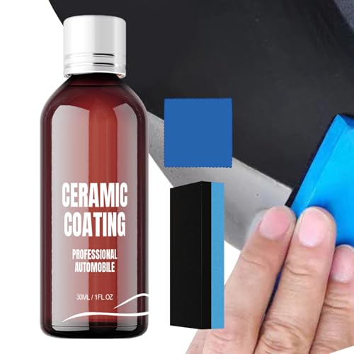 Generico Detergente per Interni Auto - Agente Detergente Rivestente 30 ml | Rigenerante Cruscotto Auto | per Bracciolo, Sedile in Pelle, Macchie D'Olio, Polvere, Moto, Camion, SUV, RV, Veicolo