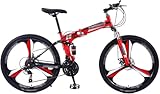 🚲【La scelta migliore per i ciclisti】Il materiale del telaio è sempre la prima cosa da controllare quando si sceglie una mountain bike. Il telaio in acciaio ad alto tenore di carbonio offre migliore qualità, resistenza e leggerezza. È una scelta robusta per ciclisti adolescenti, uomini e donne. Affronta qualsiasi terreno con sicurezza con questa robusta mountain bike.
