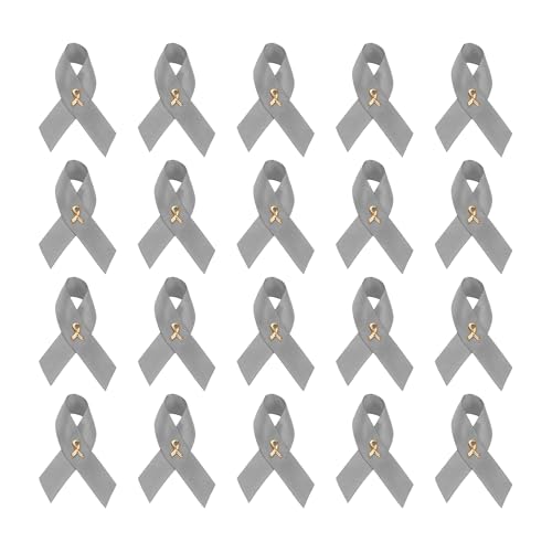 Image of 1 /2 /5 /10 /25 /50 /100pcs Satin Awareness Ribbon Pins (Pick your color), for Cancer & Disease Awareness, Bulk Quantities for Fundraising, Events, Gift Giving