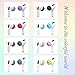 Vsagier 4 Pairs Replacement Ear Tips for AirPods Pro and AirPods Pro 2 with Noise Reduction Hole, Non-Slip Soft Silicone Ear Tips for AirPods Pro and Fit in The Charging Case(XS/S/M/L)