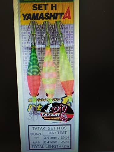 Hook TATAKI Set Yamashita H BS en acier allié pour la pêche au calamar