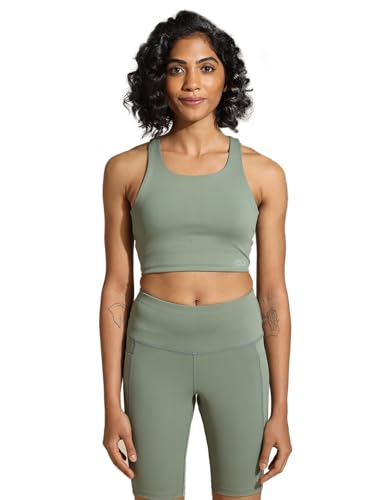 Image of Silvertraq High Impact Action Bra with Clasp Light Sage
