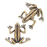 Style vintage classique : les boutons de tiroir vintage offrent un charme intemporel et élégant. la poignée de tiroir en laiton en forme de grenouille ajoute une touche sophistiquée à n’importe quelle pièce. poignée de porte grenouille, poignée de penderie grenouille