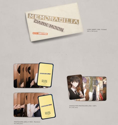 ENHYPEN Dark Moon Special Album Memorabilia Moon version CD audio original