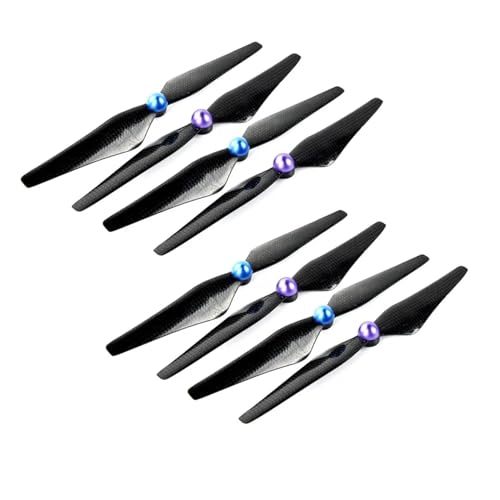 J[{t@Co[ 9450 vyZtbNu[h CW CCW vbv D-JI Phantom 3 W/vtFbVi/xȃh[p(Blue Purple 8pcs)